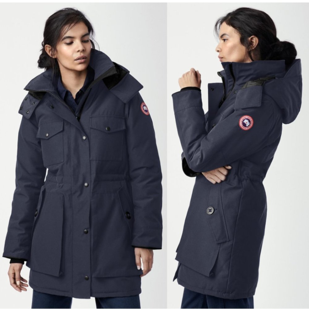 NWOT Canada Goose Gabriola Parka, Admiral Blue, LG